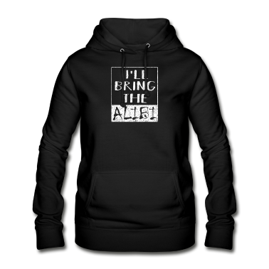 Hochzeit Hoodie - Ich bringe das Alibi - lustiges Junggesellenabschiedsgeschenk