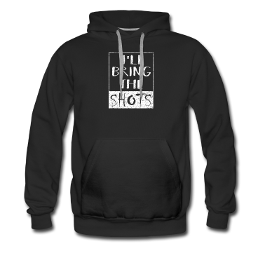 Hochzeit Hoodie - Ich bringe die Schüsse - lustiges Junggeselle-Party-Geschenk