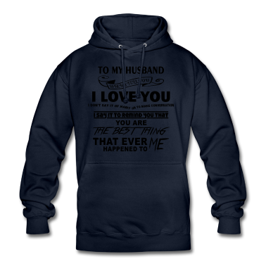 Hochzeit Hoodie - Mein Ehemann ist das beste was mir passier ist