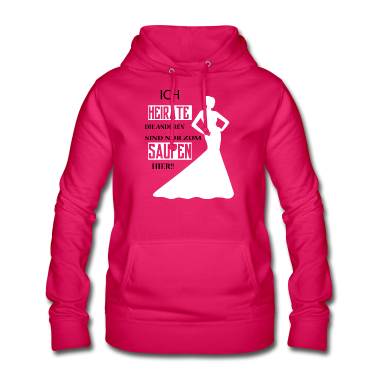 Hochzeit Hoodie - Polter T-Shirt für Frauen.