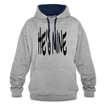 Hochzeit Hoodie - Er ist Mein - Ehepaar, Partner Geschenk Motiv