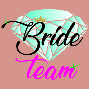 Motiv Braut Team Hochzeit Geschenk