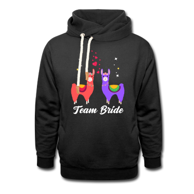 Hochzeit Hoodie - Team Bride Alpaka Verlobung Hochzeit Geschenk