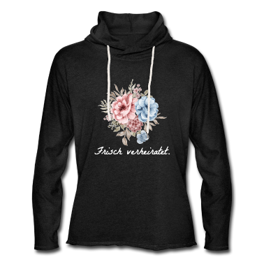 Hochzeit Hoodie - Frisch verheiratet Brautstrauß Heirat Wedding