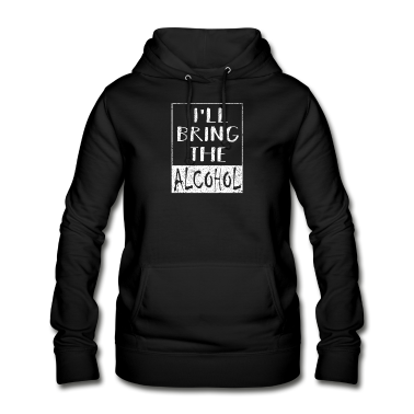 Hochzeit Hoodie - Ich bringe den Alkohol - lustiges Junggesellenabschiedsgeschenk
