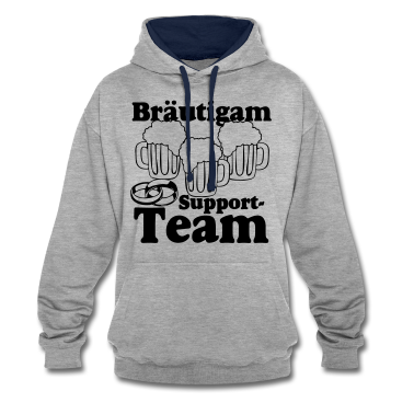 Hochzeit Hoodie - JGA - Bräutigam Support Team ..+