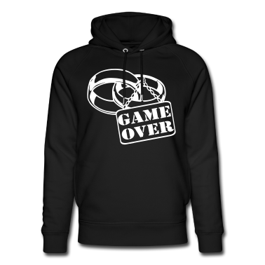Hochzeit Hoodie - JGA Ehe Schild game over ...+