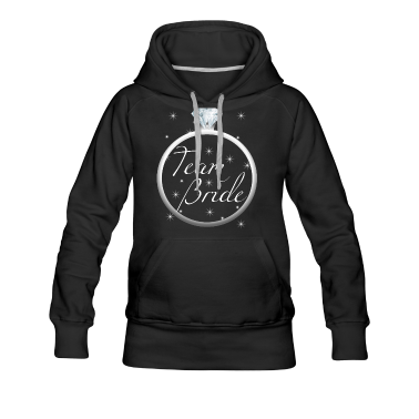 Hochzeit Hoodie - Team Bride Braut Ring Junggesellenabschied Gruppe