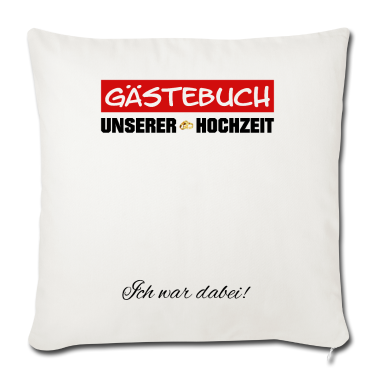 Hochzeit Kissenbezug - Gästebuch unserer Hochzeit zur Hochzeitsfeier Ehe