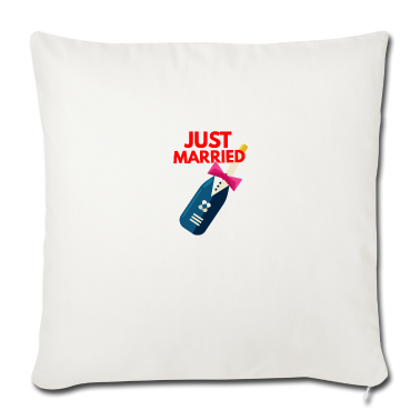 Hochzeit Kissenbezug - just married frisch verheiratet hochzeitsfeier