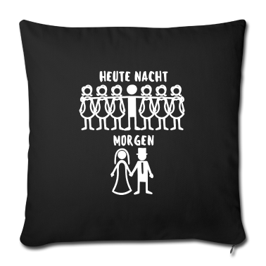 Hochzeit Kissenbezug - Junggesellenabend JGA Hochzeitsfeier Lustig Party