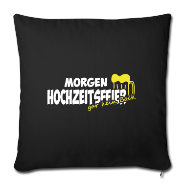 Hochzeit Kissenbezug - Junggesellenabschied Morgen Hochzeitsfeier