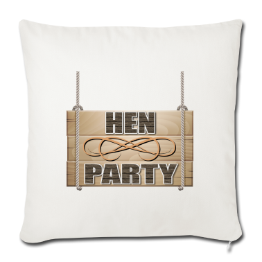 Hochzeit Kissenbezug - Hen Party rustikale Hochzeitsfeier Zeichen