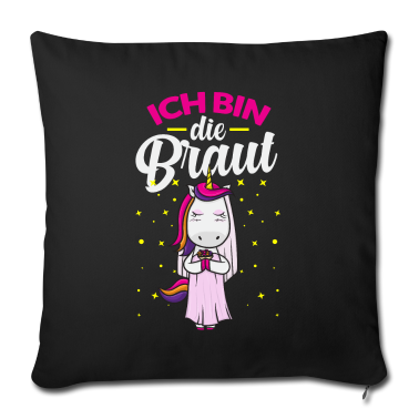 Hochzeit Kissenbezug - Einhorn Braut Hochzeitsfeier Ehefrau Geschenk