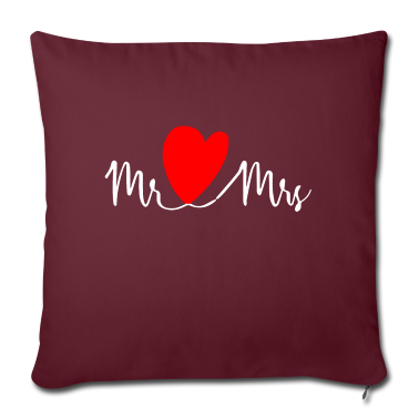 Hochzeit Kissenbezug - I Love Mr.und Mrs. Hochzeitsfeier, Feier, Wedding