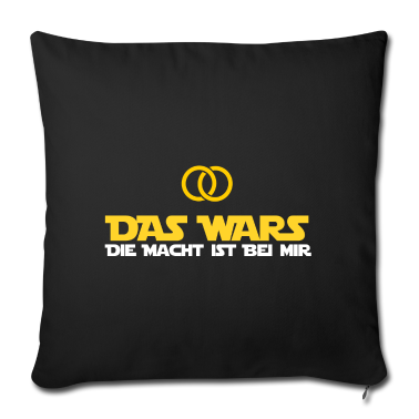 Hochzeit Kissenbezug - DAS WARS - Hochzeitsfeier Heiraten JGA Geschenk