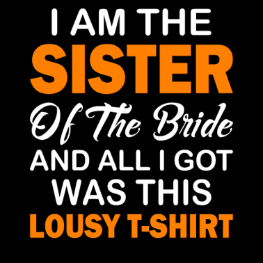 Motiv Hochzeitsfeier Schwester der Braut Miese Hemd