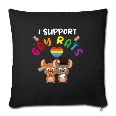 Hochzeit Kissenbezug - LGBT Support Schwule Ratten Hochzeitsfeier schwul