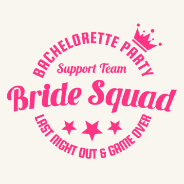 Motiv BRIDE SQUAD Hochzeitsfeier JGA Geschenk Team Shirt