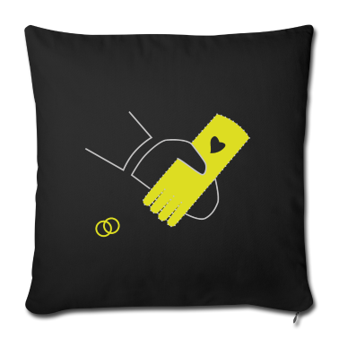 Hochzeit Kissenbezug - Verliebt Verlobt Verheiratet