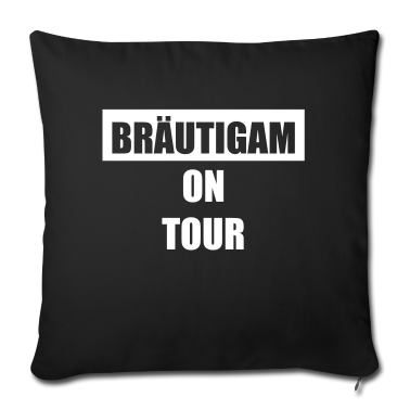 Hochzeit Kissenbezug - Bräutigam on Tour Hochzeit Heiraten Saufen Feiern
