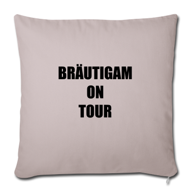 Hochzeit Kissenbezug - Bräutigam on Tour Hochzeit Heiraten Saufen Feiern