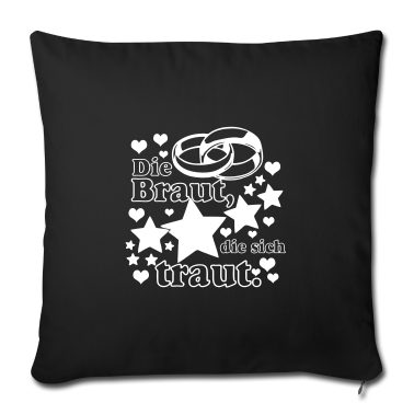 Hochzeit Kissenbezug - Die Braut die sich traut ...