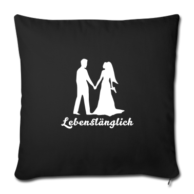 Hochzeit Kissenbezug - HOCHZEIT LEBENSLÄNGLICH Heiraten Hochzeitsgeschenk