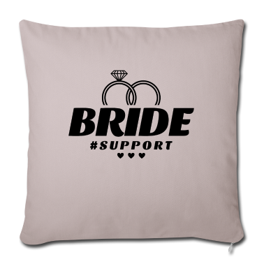 Hochzeit Kissenbezug - Braut Support Herz Team