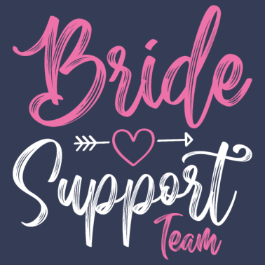 Motiv Braut Support Herz Team