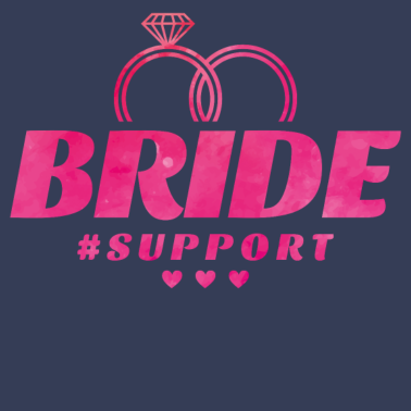 Motiv Braut Support Herz Team