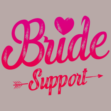 Motiv Braut Support Herz Team Junggesellinnen