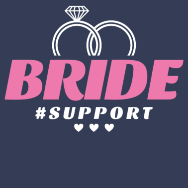 Motiv Braut Support Herz Team