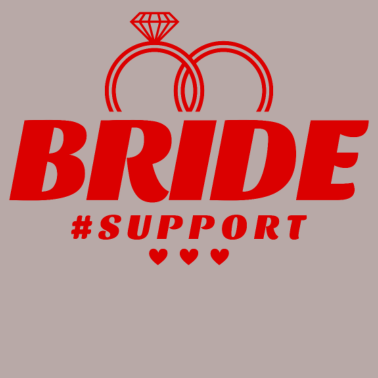 Motiv Braut Support Herz Team