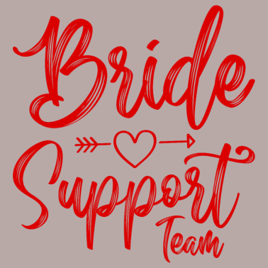 Motiv Braut Support Herz Team