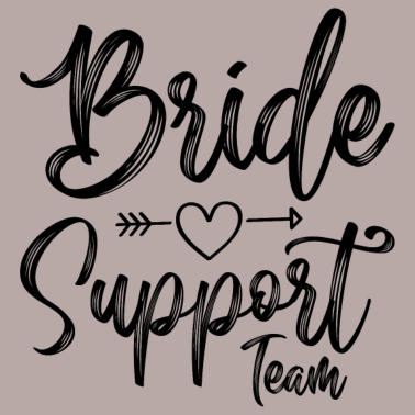 Motiv Braut Support Herz Team