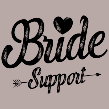 Motiv Braut Support Herz Team Junggesellinnen