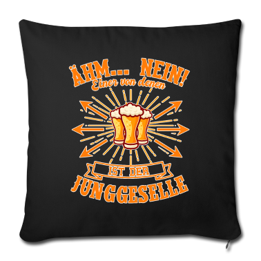 Hochzeit Kissenbezug - JGA Bräutigam Junggeselle Junggesellenabschied