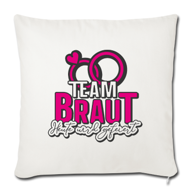 Hochzeit Kissenbezug - Team Braut