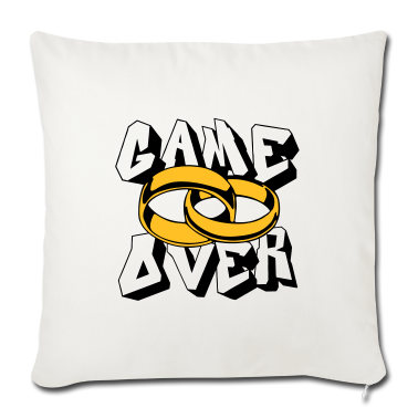 Hochzeit Kissenbezug - Hochzeit Game Over .../+