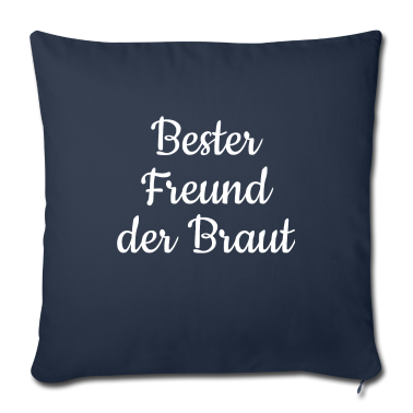 Hochzeit Kissenbezug - Bester Freund der Braut - Geschenk für Trauzeugen