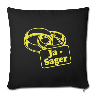 Hochzeit Kissenbezug - Ja Sager ...+
