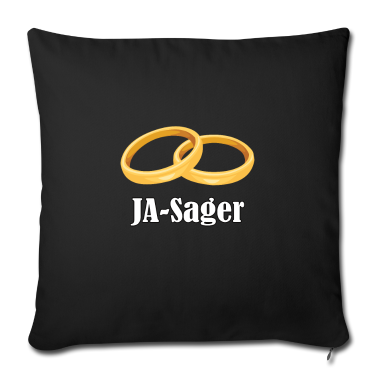 Hochzeit Kissenbezug - JGA - Ja Sager Junggesellenabschied Geschenk