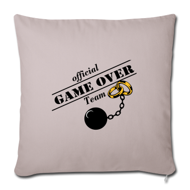 Hochzeit Kissenbezug - JGA Game Over Team ...+