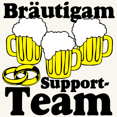 Motiv Bräutigam Support Team .../+