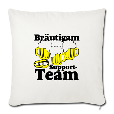 Hochzeit Kissenbezug - Bräutigam Support Team .../+