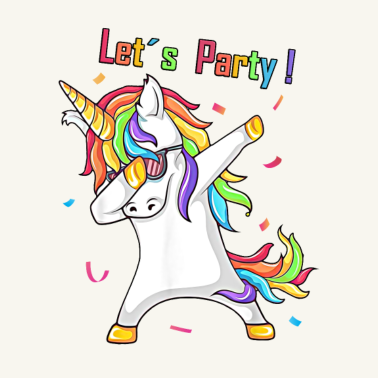 Motiv Tanzendes Einhorn Dabbing Unicorn Party Geburtstag