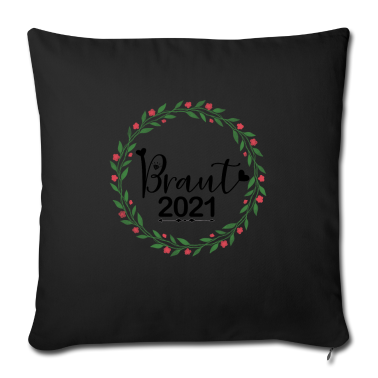 Hochzeit Kissenbezug - Braut 2021 Blumen Hochzeit Junggesellenabschied