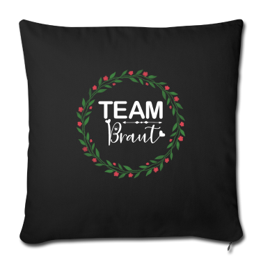 Hochzeit Kissenbezug - Team Braut Blumen Bride Feiern