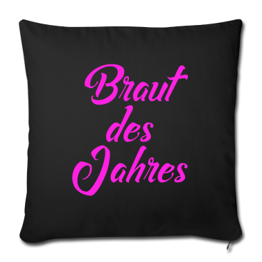Hochzeit Kissenbezug - Braut des Jahres. Outfit für die perfekte Hochzeit